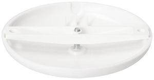 Rosetta di copertura MH con vite M4 Ø95×13mm bianco