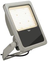 LED-Strahler SLV FLOODLIGHT 100W 15300lm 830 IP66 105° 389×317×65mm grau