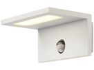 Applique LED SLV SENSOR WL 9.8W 560lm 3000K IP44 100° 170×86×135mm blanc