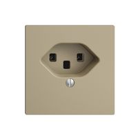 UP-Steckdose EDIZIOdue T23 16A sand, Schraubklemmen