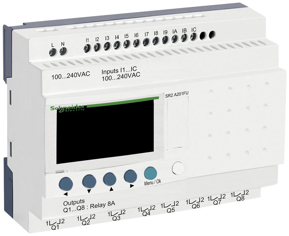 Apparecchio di comando Schneider Electric Logic 8A 240VAC