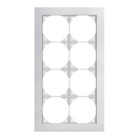 Telaio di cop. EDIZIOdue prestige 4×2 alluminio