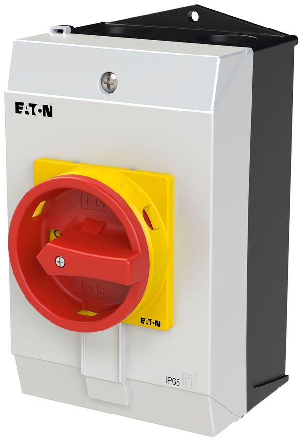 Sezionatore di carico AP Eaton P1-25/I2/SVB/HI11 3P 25A 690V 1NC 1NO IP65 rosso