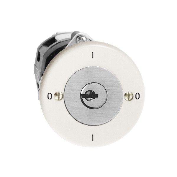 Interruttore rot. FH 0/1L bianco con serratura di sicurezza