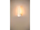 Applique LED SLV LYGANT single 8W 560lm 3000K IP44 326×75mm blanc