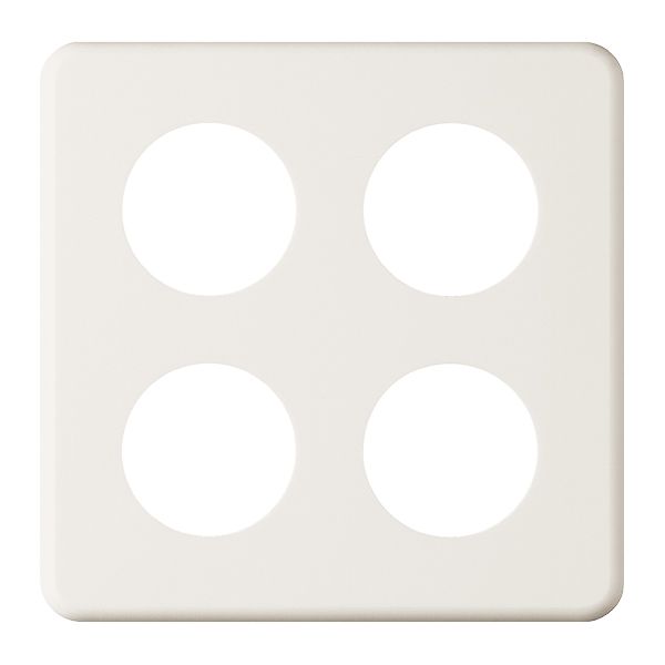 Placca di copertura 2×2 4×43 bianco