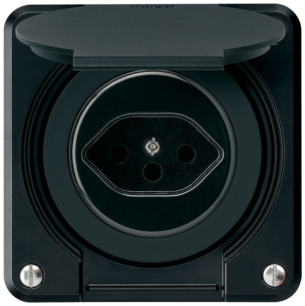 UP-Steckdose robusto Typ 13 schwarz