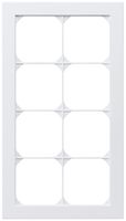 UP-Abdeckrahmen kallysto.pro 4×2 weiss 154×274mm