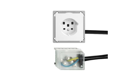 Prese tipo 25 con raccordo per cavo piatto