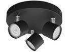 Spot LED Philips STAR 13.5W 1500lm 2700K 45° REG Ø198mm nero 3×Spot