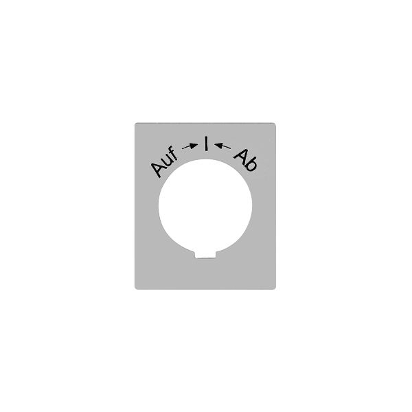 Disque indicateur FLF Auf->I<-Ab pour contact pivotant FH