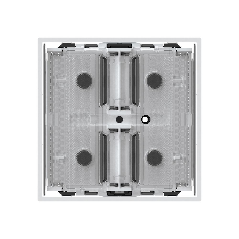 Poussoir KNX KAL p.2×touches 4×points actionnables LED blanc