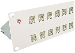 Panneau de distribution 19" ITT 30×RJ45 2UH