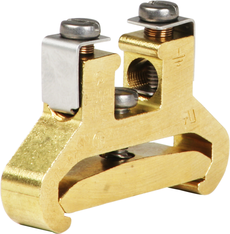 Schutzleiter-Reihenklemme Woertz 4…10mm² Schraubanschluss 2×1 Hutschiene TH35