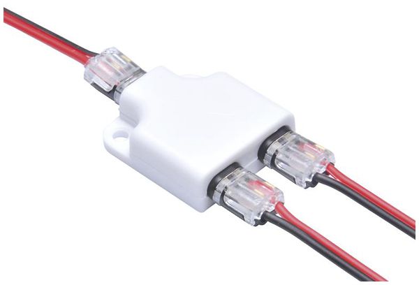 Verteilerbuchse DOTLUX, 1 Eingang 2 Ausgänge