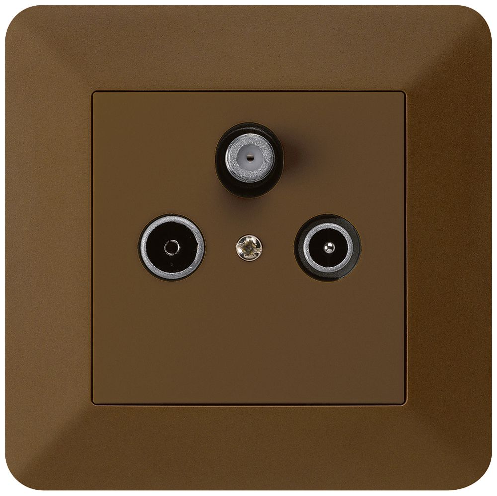 Prise d'antenne ENC kallysto.trend R/TV/SAT brun