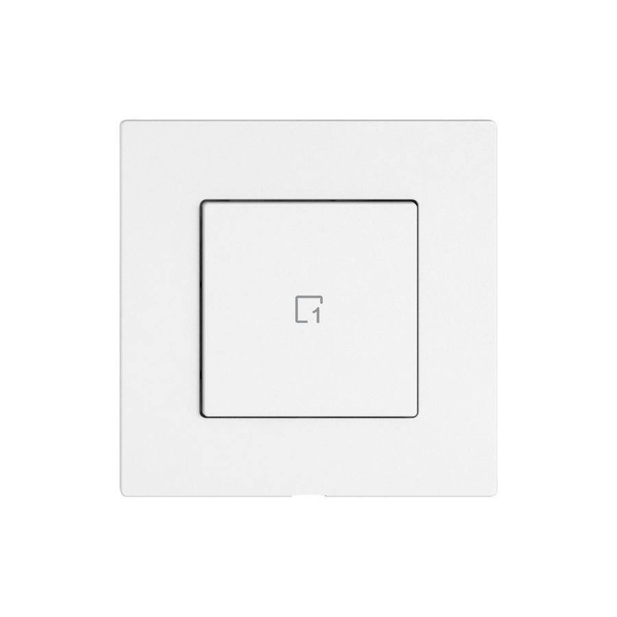 Commande pour poussoir scènes EDIZIO.liv Wiser SNAPFIX® 1 scène 1T bc