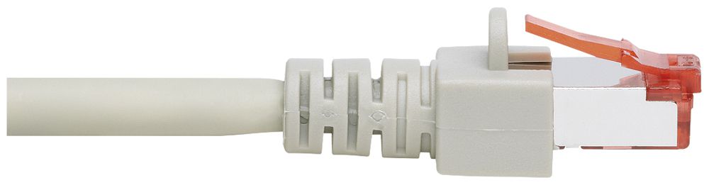 Patchkabel Hager HMS RJ45 Kat.6 S/FTP 0.5m grau