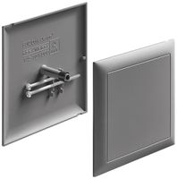 Steckdeckel HSB zu Abzweigdose Design EDIZIOdue 130×130mm dunkelgrau halogenfrei