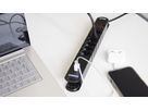 Presa multipla Steffen VARIABL magnet. 6×T13 1×USB-A 1×USB-C interruttore 3m ne