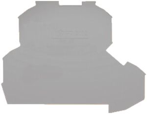 Abschlusswand WAGO TopJob-S grau 2P zu Serie 2002