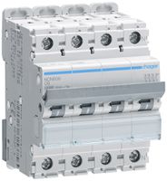 Disjoncteur Hager MCB 3P+N 415V type C 6A Icn 10kA Icu 15 kA 4UM