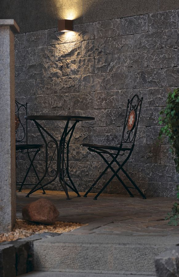 Wandleuchte SLV SITRA CUBE, 2×GX53 9W IP44 rostfarben