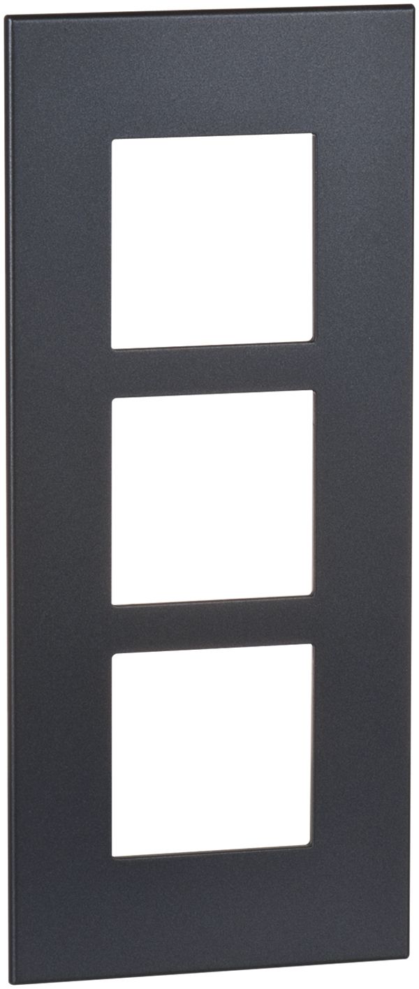 Telaio di copertura ATO 3×1 modulo grigio grafite