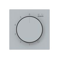 Thermostat d'ambiance kallysto marche/arrêt 230VAC 4A 60×60mm gris