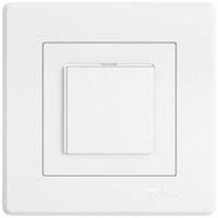 UP-Leuchtdruckschalter EDIZIO.liv SNAPFIX® 6/1L Seitenlinse KS weiss ws