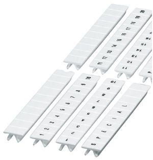 Ruban Zack ZB 41…50 blanc impression horizontale à 10 étiquettes 5mm