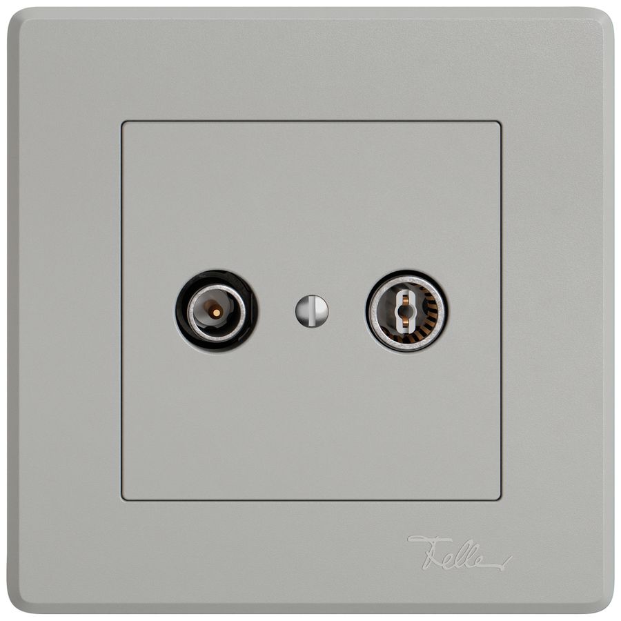 Prise antenne ENC TV-R EDIZIO.liv SNAPFIX® prise de passage 4dB grc