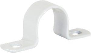 Rohrschelle Plica BRI FERRO HG 2L Stahl zweilappig Schraubloch Ø16mm grau