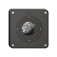 Drehschalter NEVO, 5/2L, ohne Zylinder, KS, 0-1-2-3, schwarz