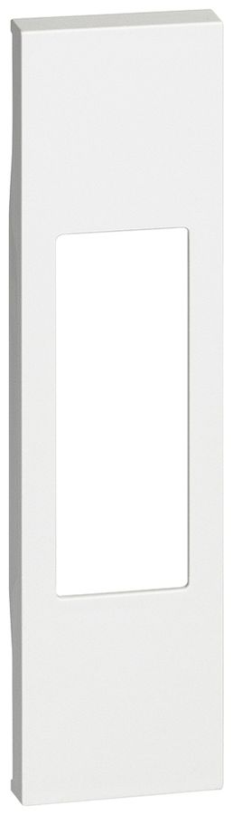 Cache Living Now 1 module pour prise italienne blanc