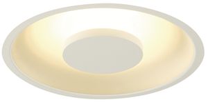 EB-LED-Deckenleuchte SLV OCCULDAS, 22W 1300lm 3000K IP20 weiss