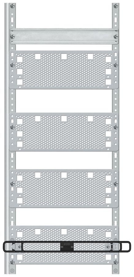 Panello Media ABB, p.distributore vuoto, 1 parte, 4 file altezza 0