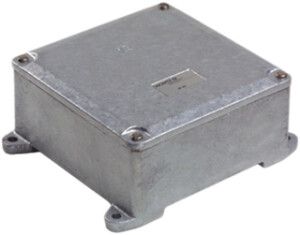 Abzweigdose Guss Woertz IIIA 2×M25 grau