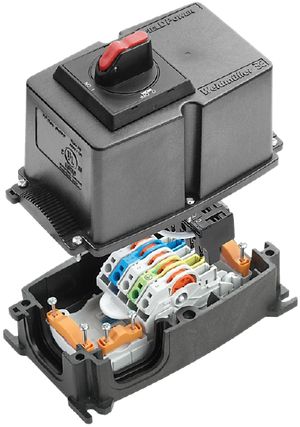 Energiebusverteiler Weidmüller FieldPower Box ON/OFF mit Wartungsschalter, IP65