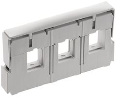 Sammelschienenträger universal 3L für Doppel-T-Profile, Anschraublöcher innen