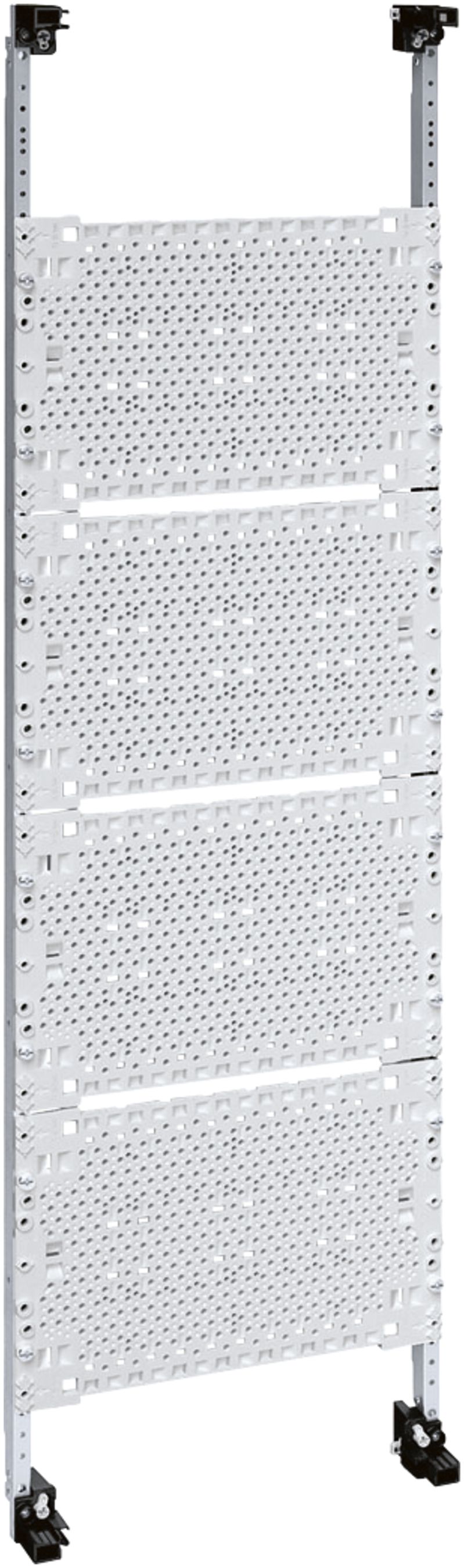 Travée télécom Hager avec plaques de montage 6-rangées 900×250mm