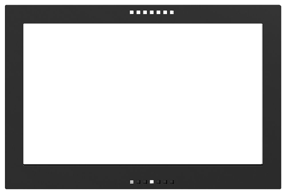 Frontplatte EDIZIOdue für KNX-Panel 7" schwarz