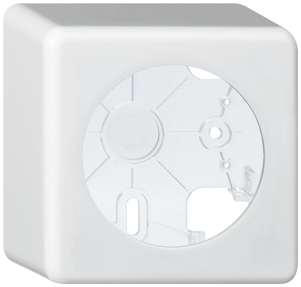 Boîtier AP basico blanc h=54mm Ø58mm