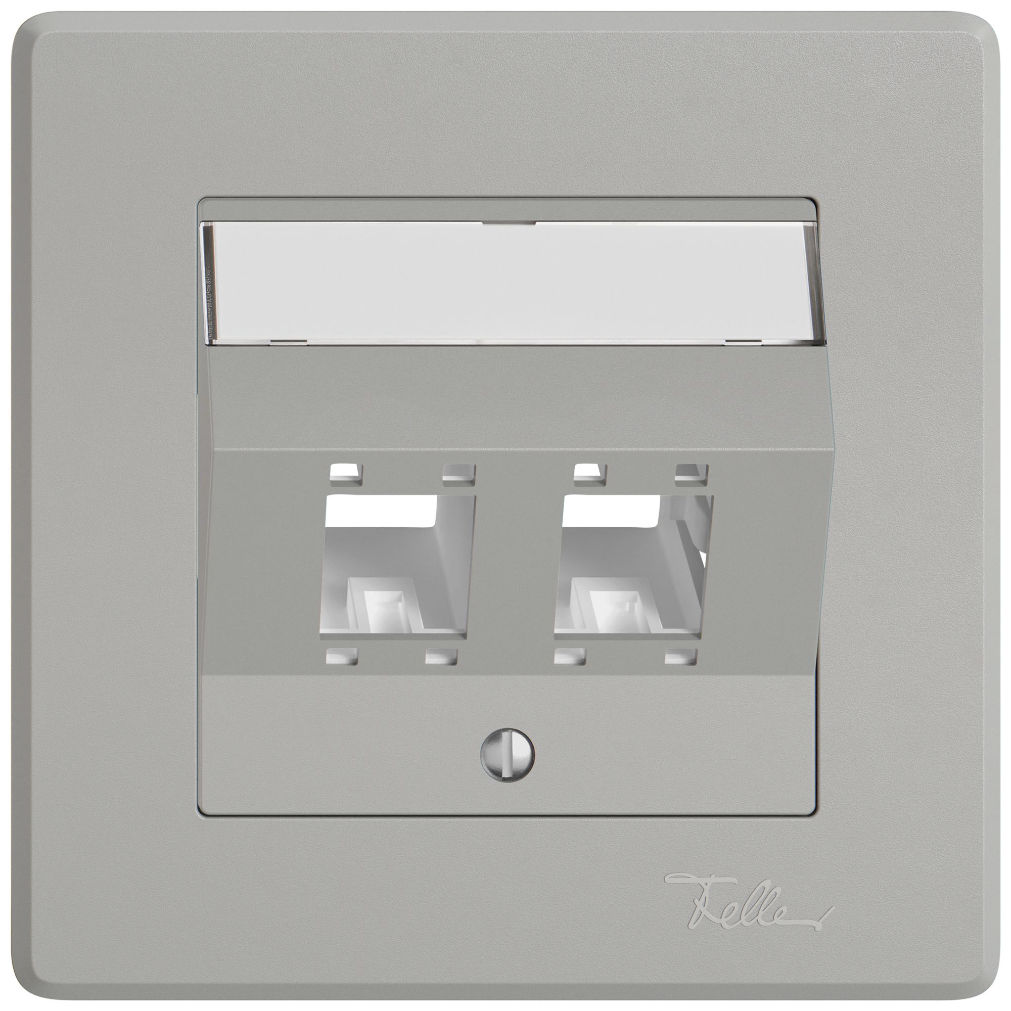 Kit di montaggio INC EDIZIO.liv SNAPFIX® per freenet cat.5e/6 adattatore 2× grc