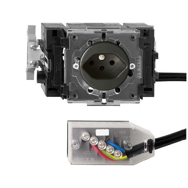 EB-Steckdose FH JK53SNFK.L3 T13 schwarz