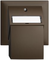 EB-Montageset EDIZIOdue FKE, mit Flachauslasshaube, für 2×Keystone, coffee