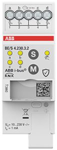 REG-Binäreingang KNX ABB BE/S4.230.3.2 4-Kanal 10…230V
