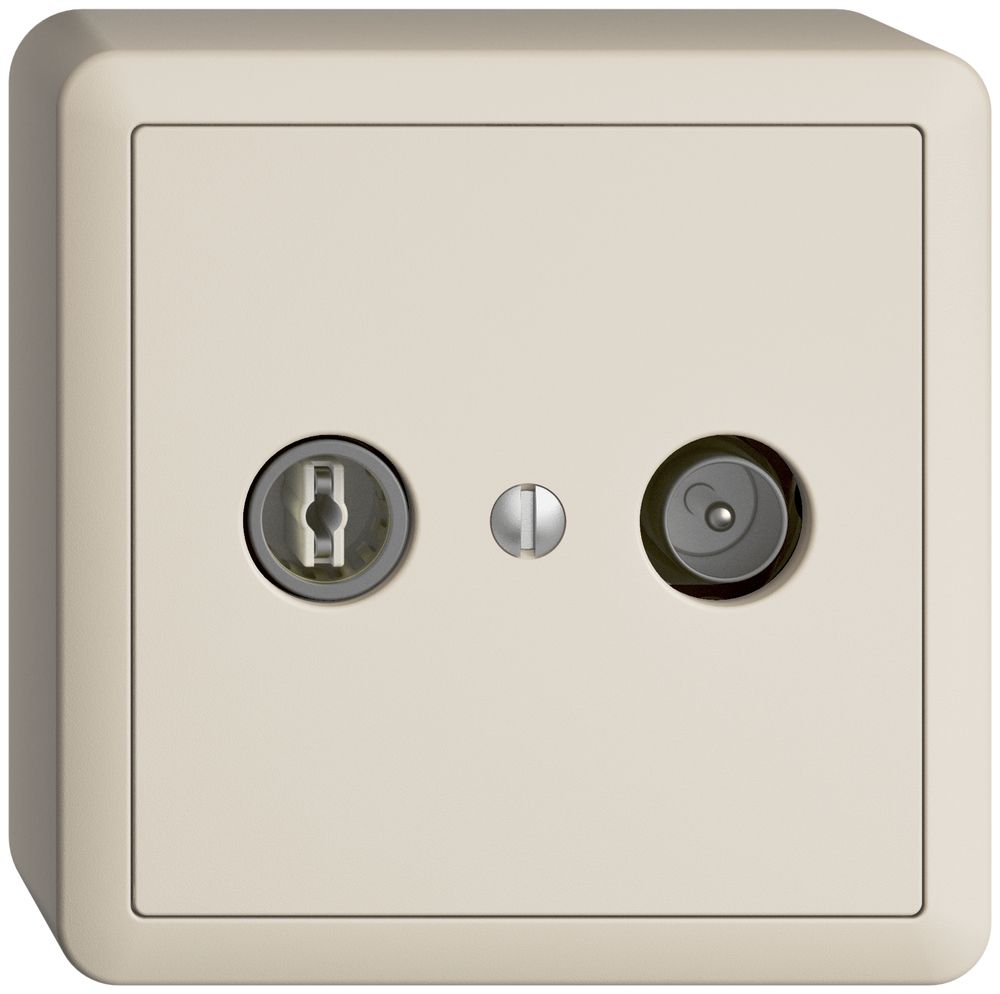 Prise TV-R AP EDIZIOdue 4dB crema à large bande 5…2000MHz, FX39