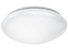 Luminaire rond LED ESYLUX ELLEN HF, 12W 4000K 1250lm Ø300×95mm IP20, blanc