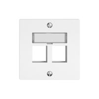 Montageset EDIZIO.liv Keystone SNAPFIX® gerade 2× ws